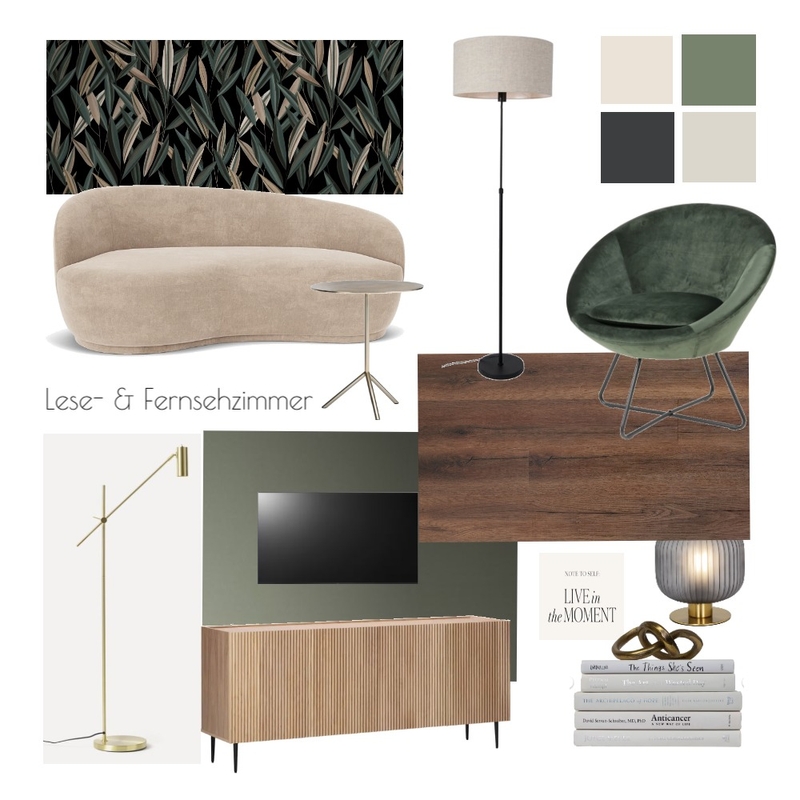 Lese- & Fernsehzimmer Karin Jau Mood Board by RiederBeatrice on Style Sourcebook