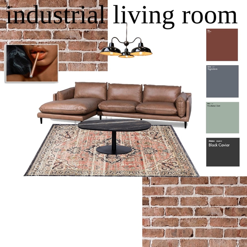 industrial living room Mood Board by SClark2024$ on Style Sourcebook