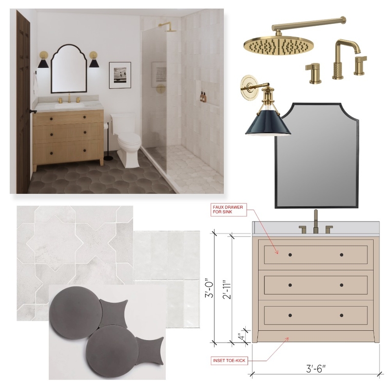 Guest Bath_01 Mood Board by KristinC on Style Sourcebook