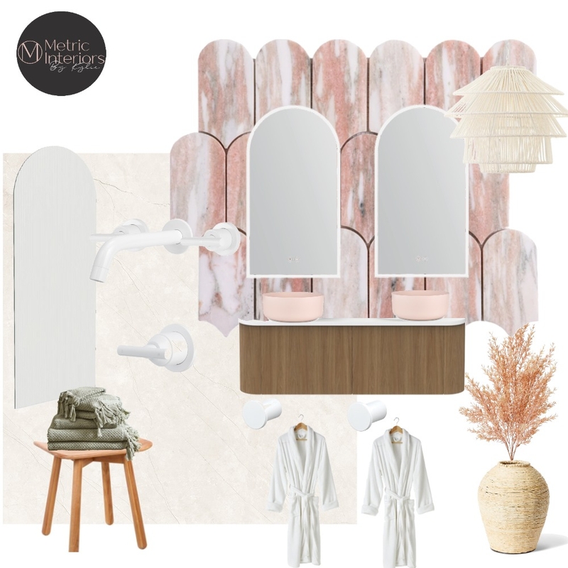 Blush Lux Ensuite Mood Board by Metric Interiors By Kylie on Style Sourcebook