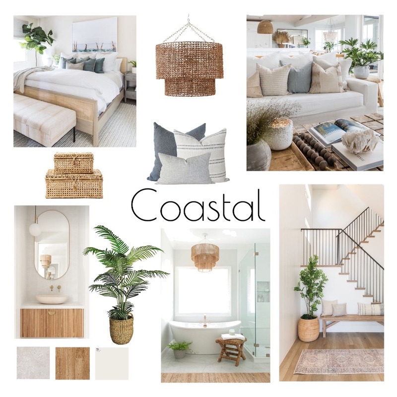 Coastal Style Mood Board by Areej Soud on Style Sourcebook