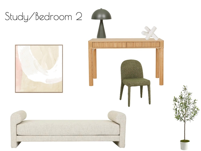 Study Bedroom 2 - Design 1 Mood Board by Interior Schemes on Style Sourcebook