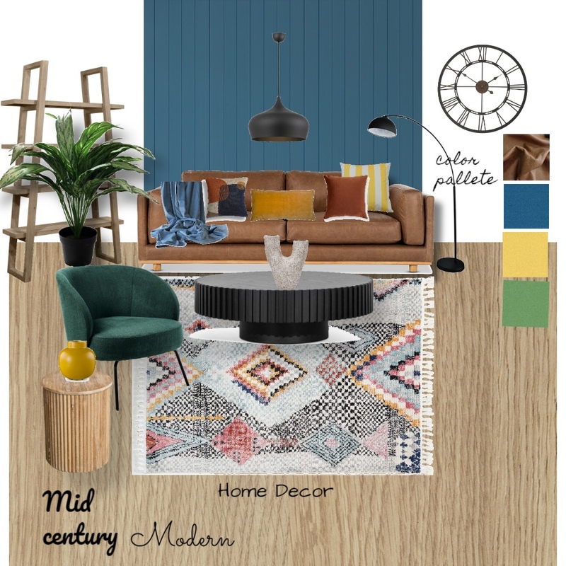 midcentury Mood Board by ehamedikhah on Style Sourcebook