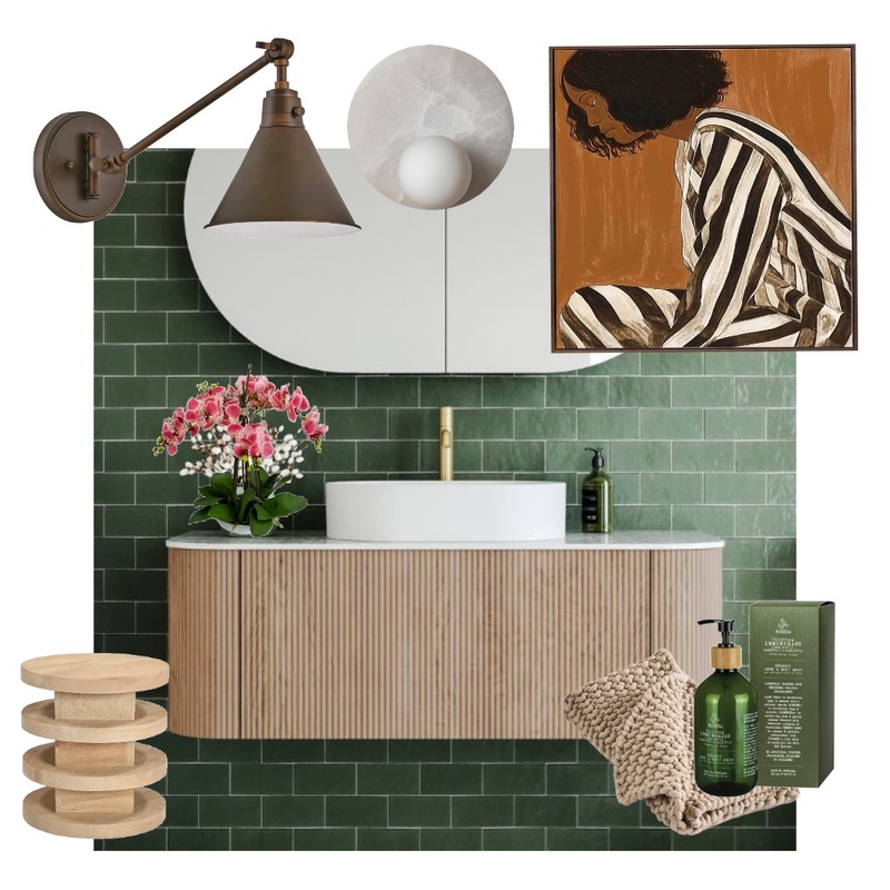 Bathroom Jewel Mood Board by Evoke Interior Decorating on Style Sourcebook