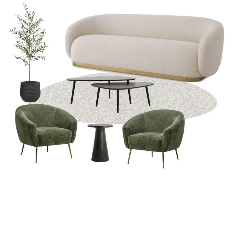 area 1 Boucle Sofa Mood Board by MYSA on Style Sourcebook