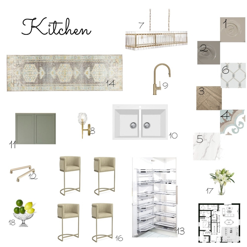 kitchen Mood Board by lisabet on Style Sourcebook