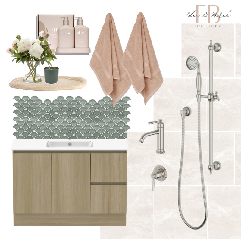 Birthamba Bathroom Renovation Style 3 Mood Board by Eden & Birch Design Studio on Style Sourcebook