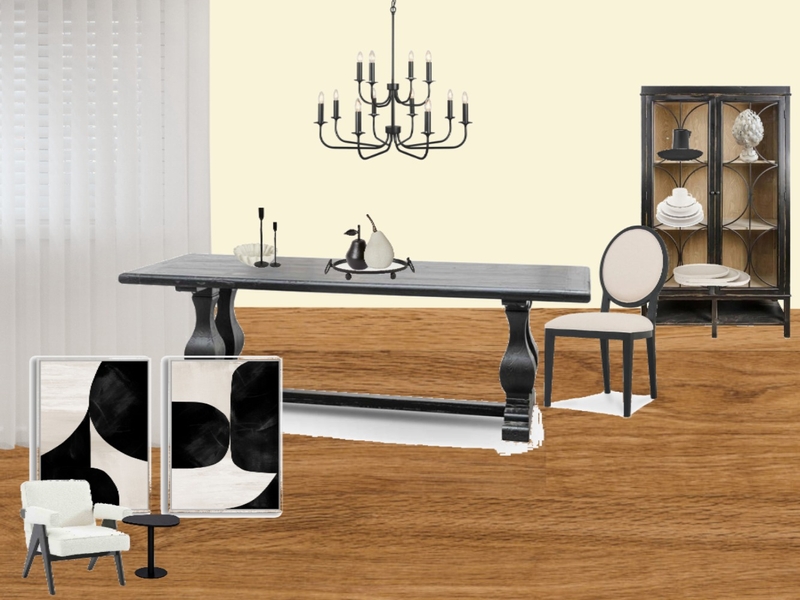 dining rm #3 - Blk Mood Board by Jess M on Style Sourcebook