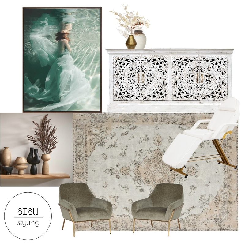 Therapy room WIP 2 Mood Board by Sisu Styling on Style Sourcebook