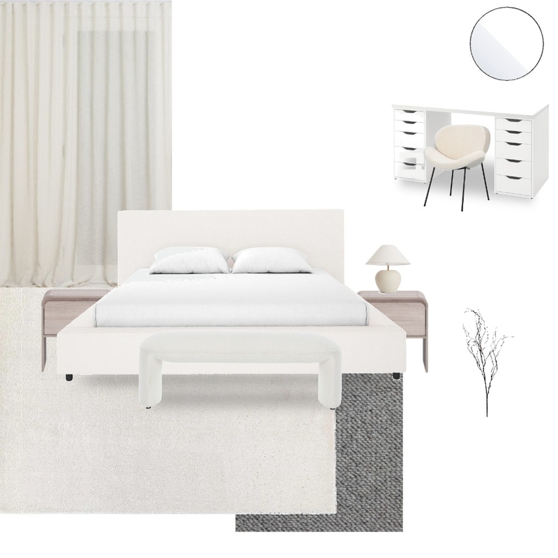 Serene Bedroom Mood Board by Myamya on Style Sourcebook