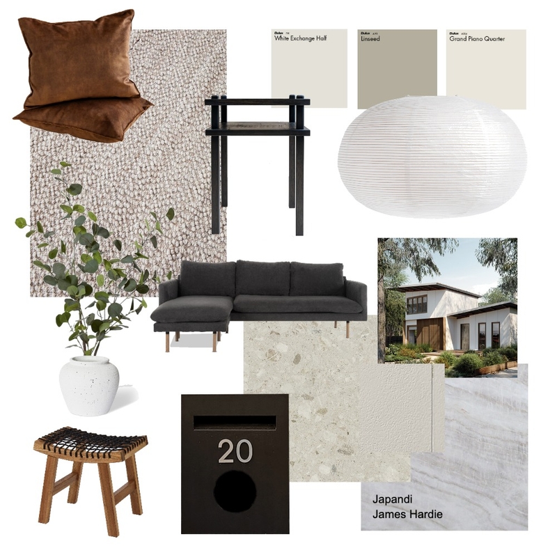 Japandi Mood Board by James Hardie AU on Style Sourcebook