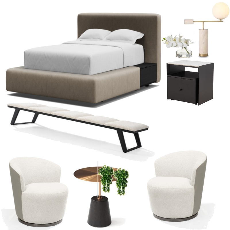 Wang Residence Bedroom concept 1 Mood Board by SophisticatedSpaces on Style Sourcebook