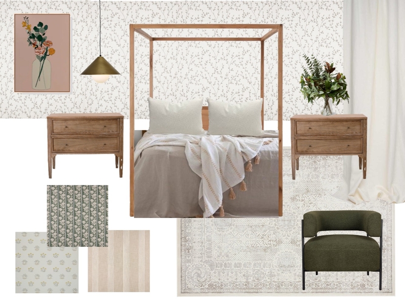 feminine room option 2 Mood Board by Blackbird Interiors on Style Sourcebook