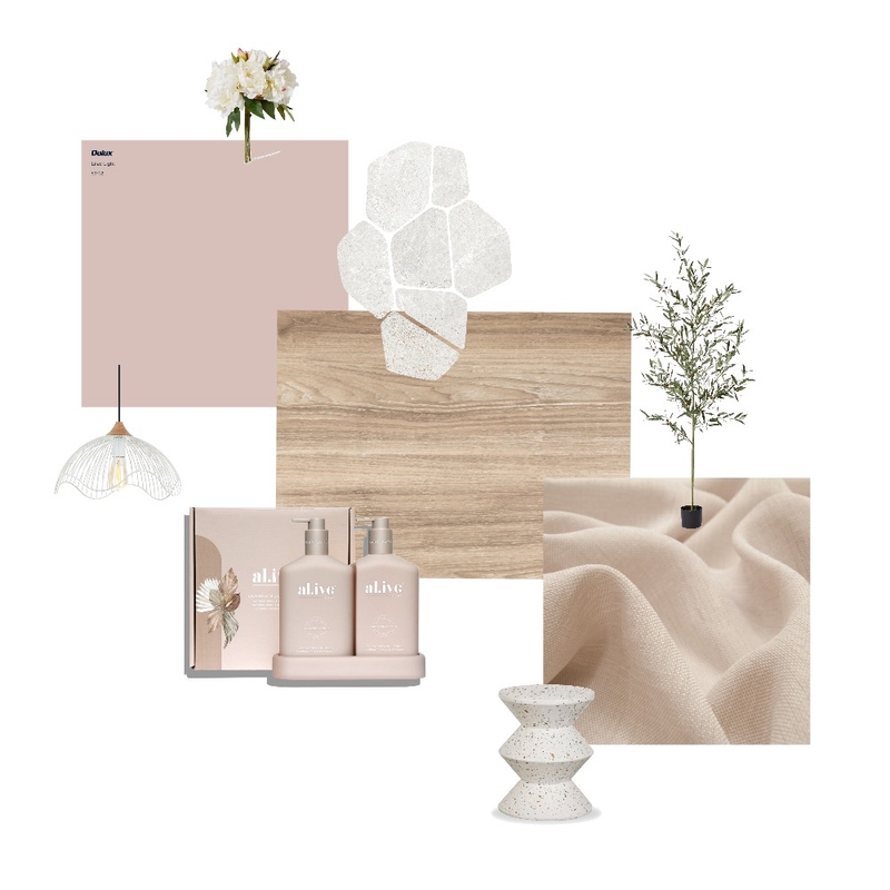 A Touch of Pink Mood Board by Scarlett Living Interiors on Style Sourcebook