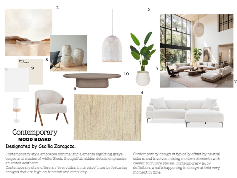 Contemporary mood board Mood Board by ceciliacz on Style Sourcebook