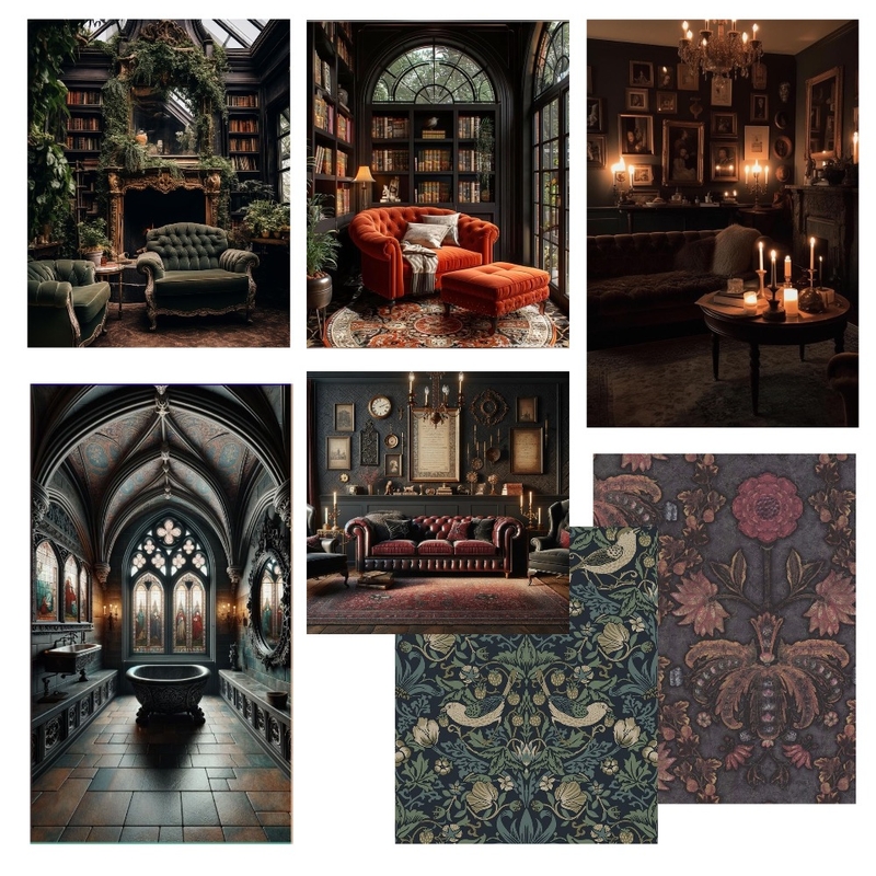 Gothic colours and textures Mood Board by Chris on Style Sourcebook