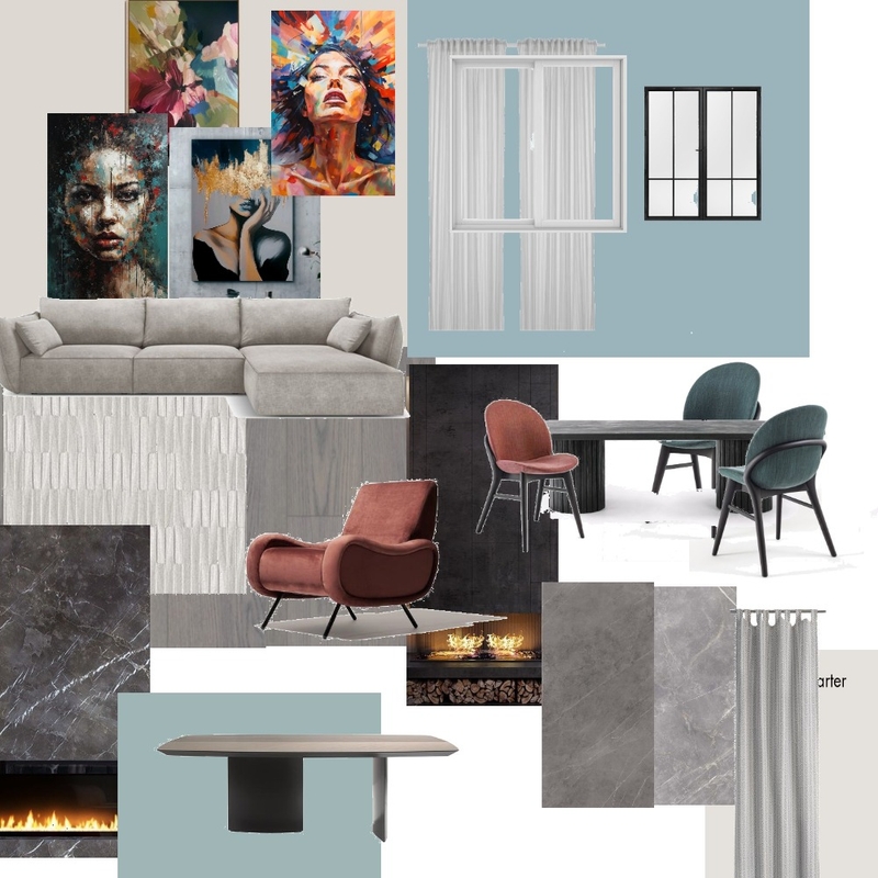 Диплом 2024 гостиная Mood Board by Dzianis on Style Sourcebook