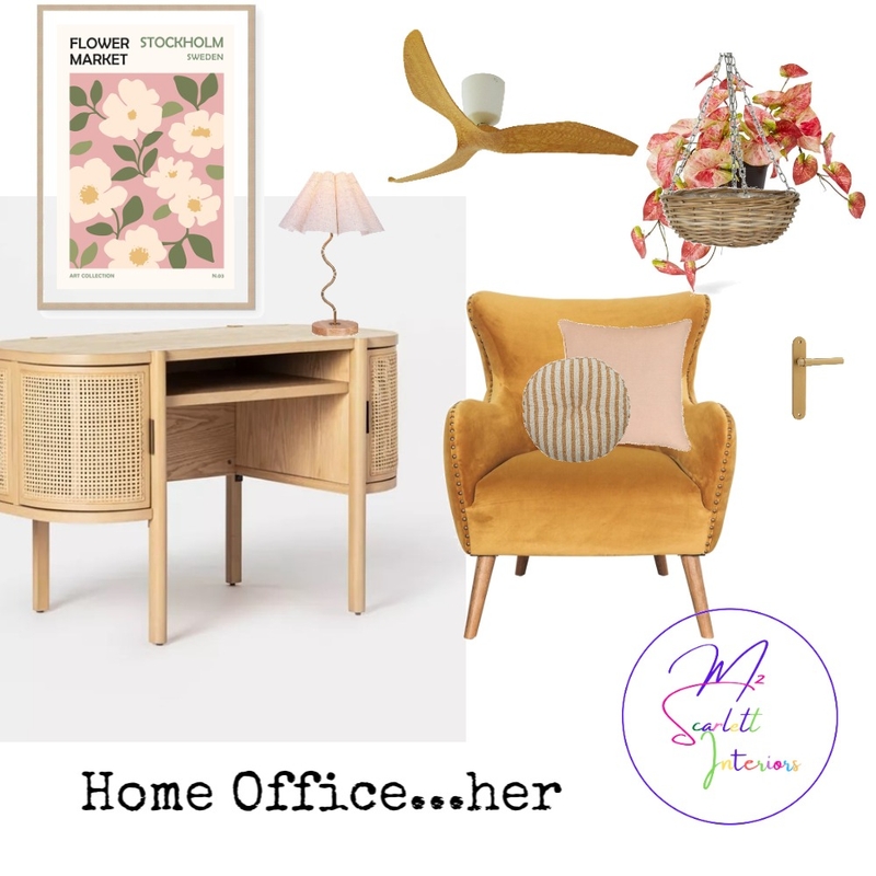 Home Office Mood Board by Mz Scarlett Interiors on Style Sourcebook