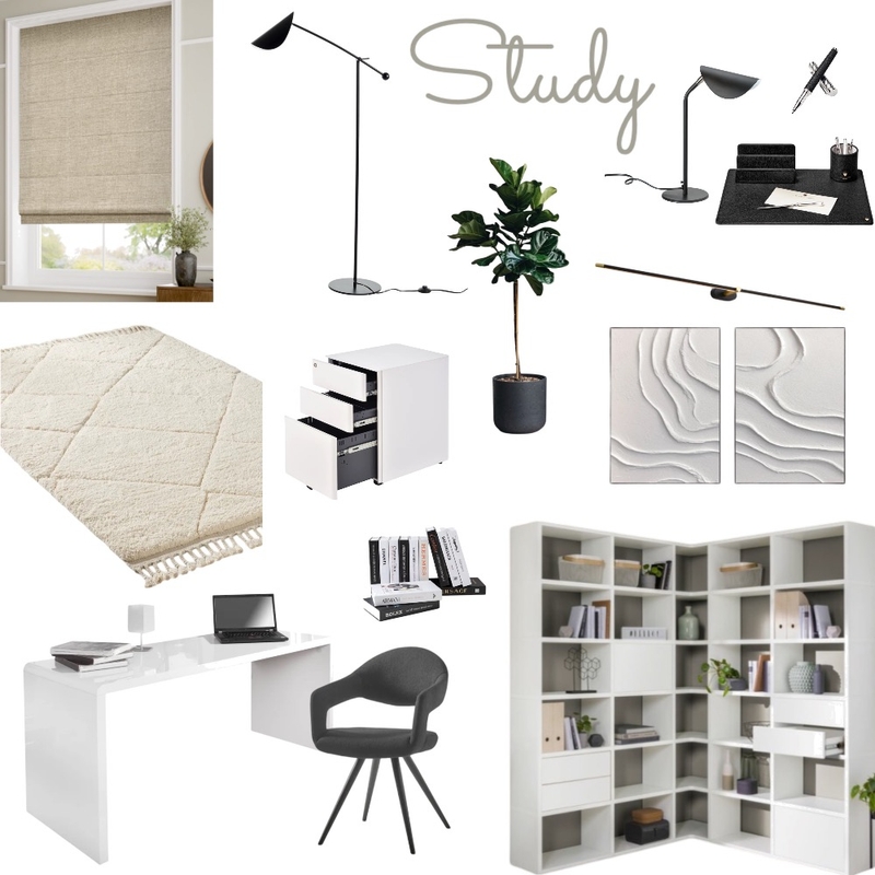 Study / Office Mood Board by Antonia2208 on Style Sourcebook