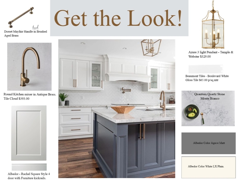 Grey Kitchen Mood Board by bindivella on Style Sourcebook