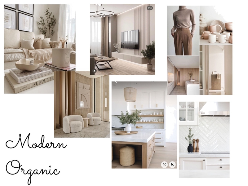 Modern Organic Mood Board by Beata Toth on Style Sourcebook