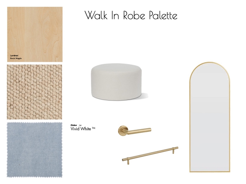 Walk In Robe Palette Mood Board by EbonyPerry on Style Sourcebook