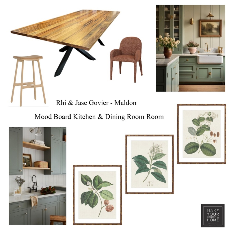 Rhi & Jase Govier - Mood Board Kitchen & Dining Room Mood Board by MarnieDickson on Style Sourcebook