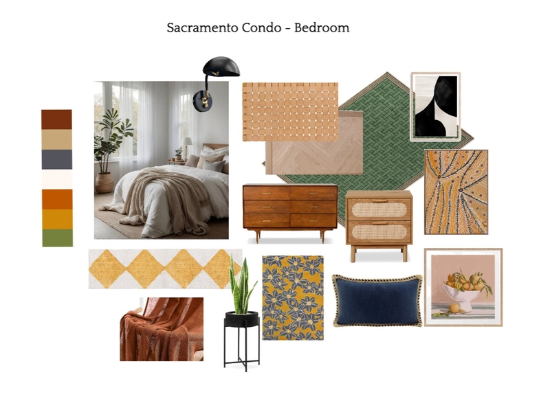 Sacramento Condo Bedroom Mood Board by joseddington@gmail.com on Style Sourcebook