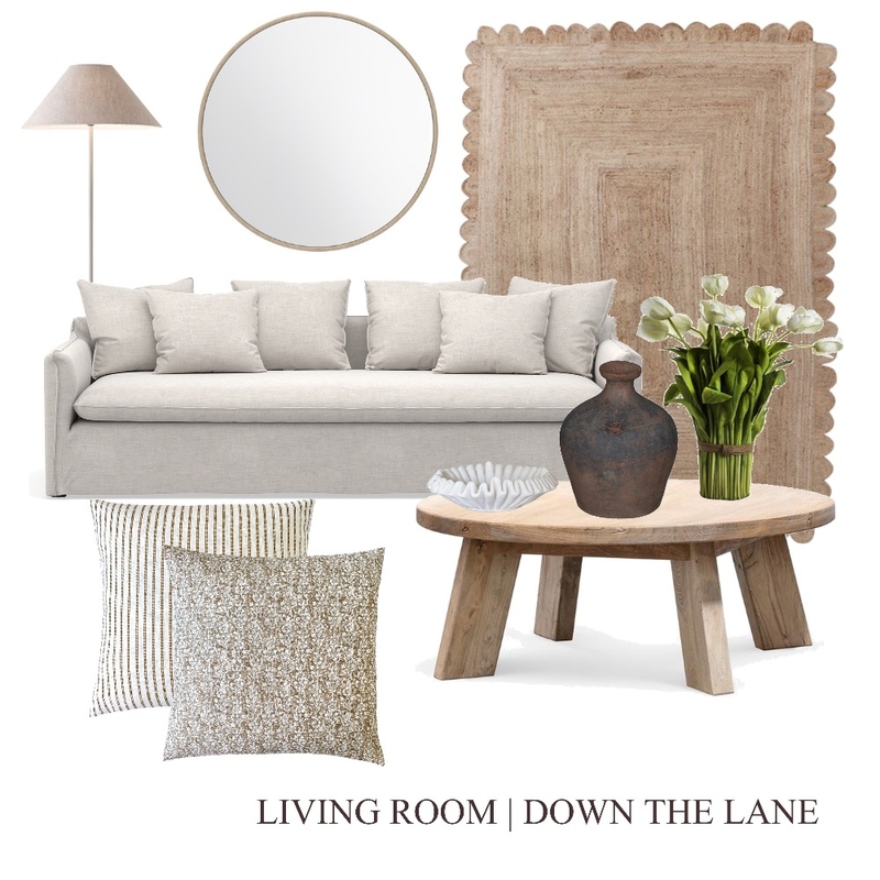 LIVING ROOM Mood Board by DOWN THE LANE by Tina Harris on Style Sourcebook