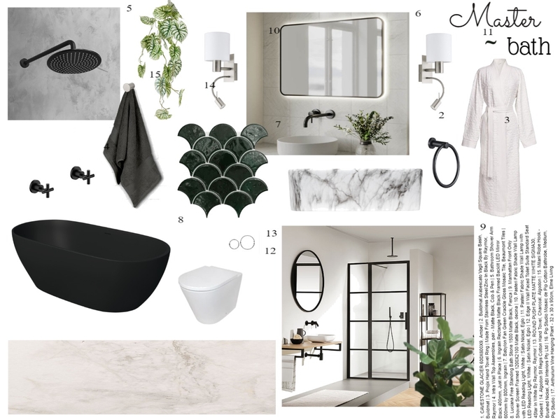 Master Bath Mood Board by desiredesigns on Style Sourcebook