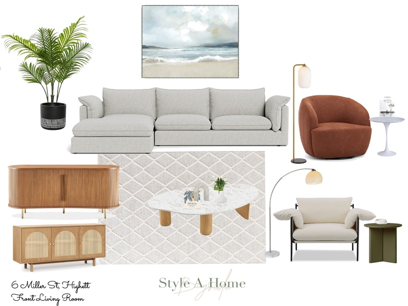 Living Room 6 Miller St, Highett Mood Board by Styleahome on Style Sourcebook