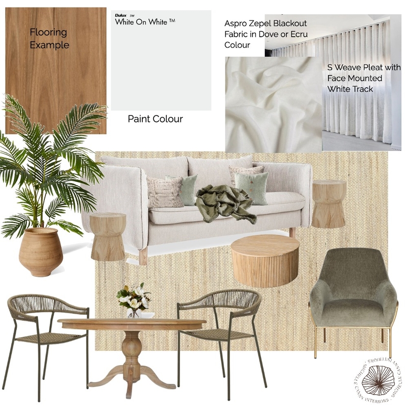 Living/Dining Area for Paula Mood Board by Michelle Canny Interiors on Style Sourcebook