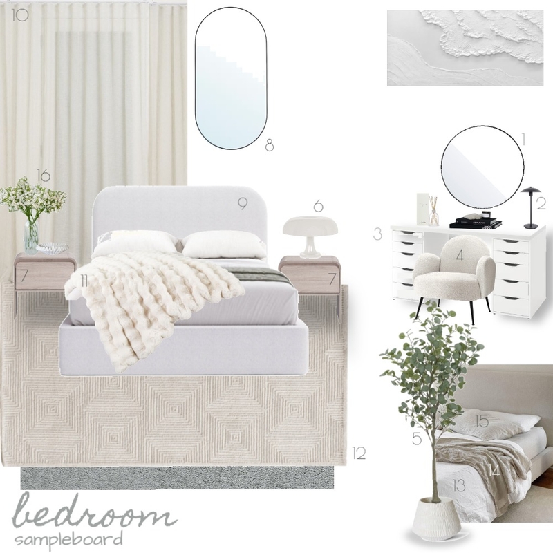 Serene Bedroom Mood Board by Myamya on Style Sourcebook