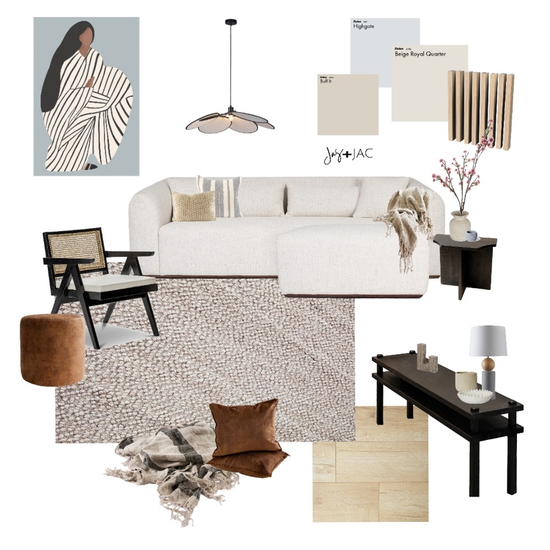 Japandi Living Mood Board by Jas and Jac on Style Sourcebook