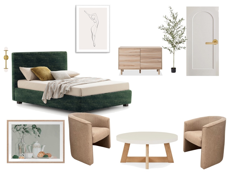 Bedroom 24 Mood Board by Fleur Design on Style Sourcebook