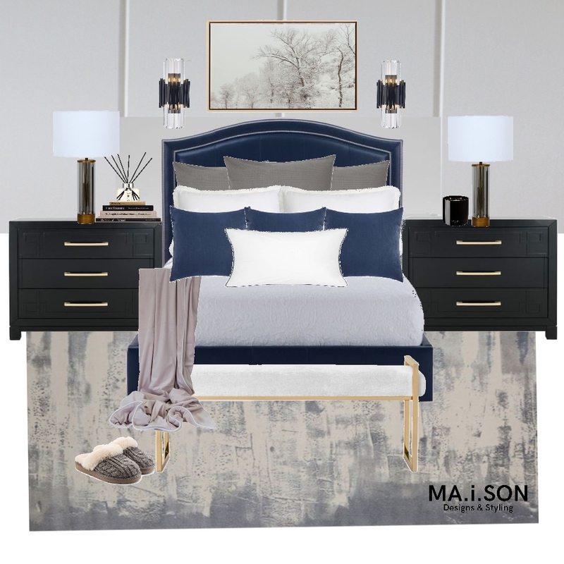 Master Bedroom: Elegant Nocturne Mood Board by JanetM on Style Sourcebook