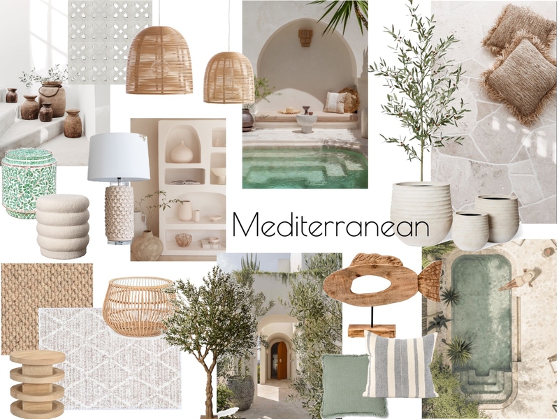 Mediterranean Mood Board by Meg_Jeffery on Style Sourcebook