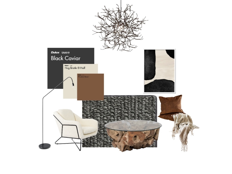 Cozy Farmhouse Living Room Mood Board by YSInterior on Style Sourcebook