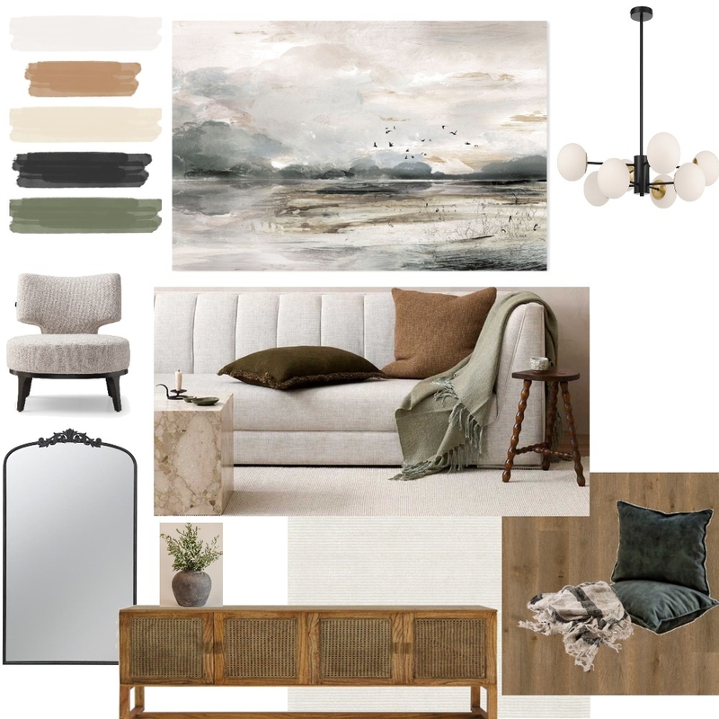 Modern Country Living room Mood Board by Styled by Jo on Style Sourcebook