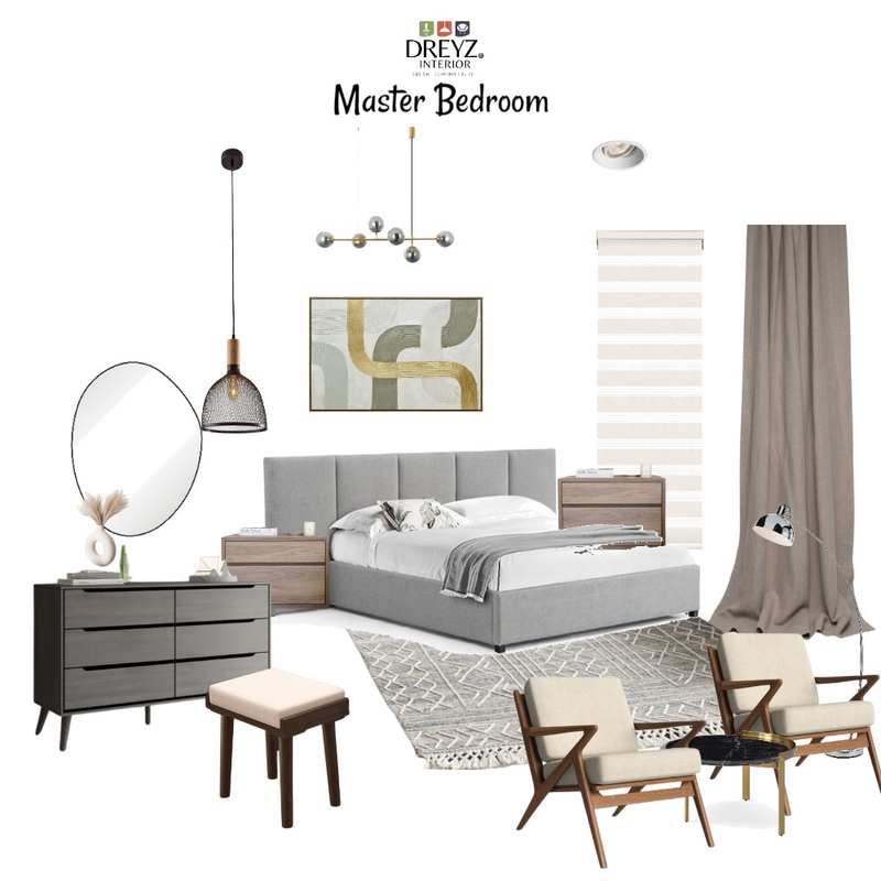 Master Bedroom Mood Board by Derick Asiimwe on Style Sourcebook