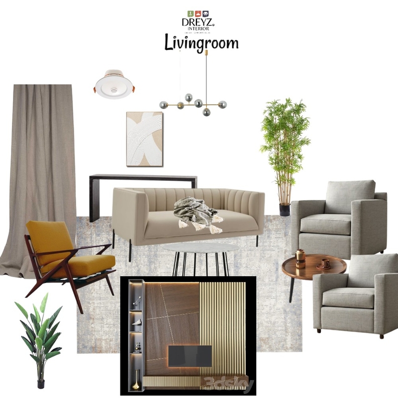 LivingRoom Moodboard Mood Board by Derick Asiimwe on Style Sourcebook