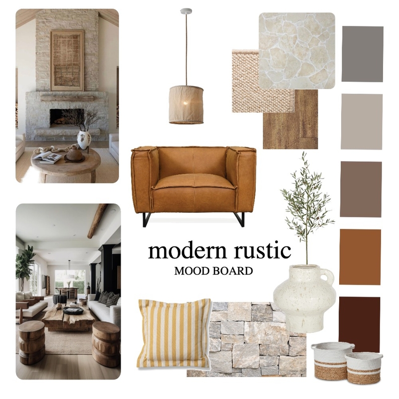 Modern Rustic Mood Board by sarahbellinteriors on Style Sourcebook