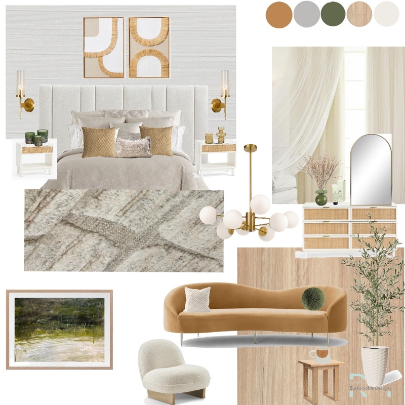 17 Dec Bedroom Concept Boardv1 Mood Board by vreddy on Style Sourcebook