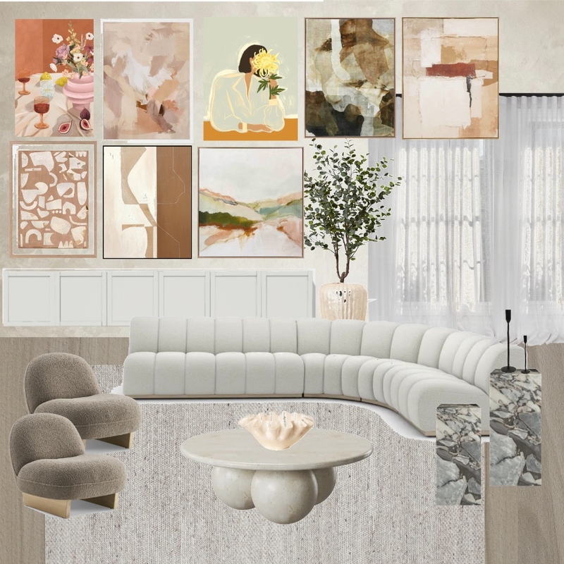 Lounge artwork Mood Board by Cara.MaisonEdited on Style Sourcebook