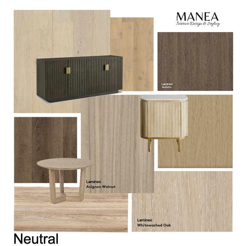 Neutral Timber Tones Mood Board by Manea Interiors on Style Sourcebook