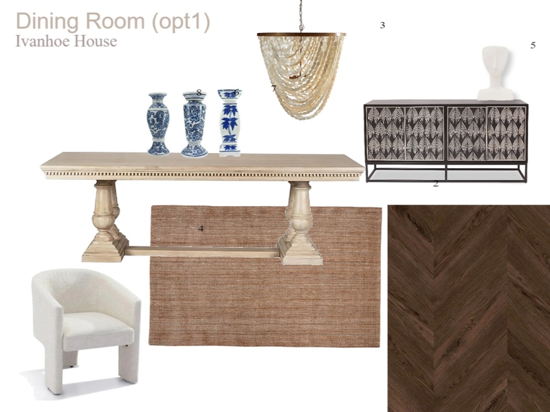 Ivanhoe House - Dining Room Mood Board by Zoe Victoria Design on Style Sourcebook