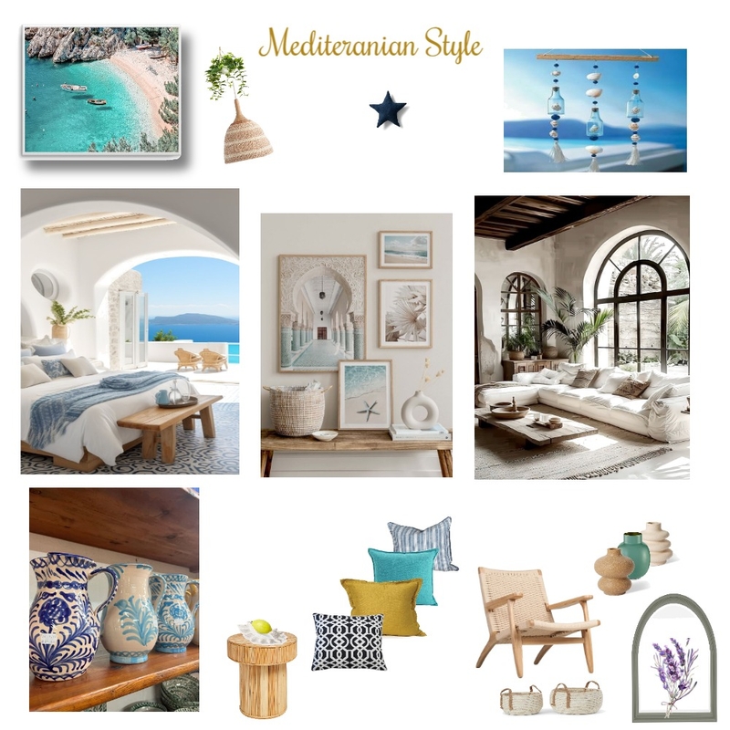 Mediteranian2 Style Mood Board Mood Board by carmen_zaman@yahoo.com on Style Sourcebook