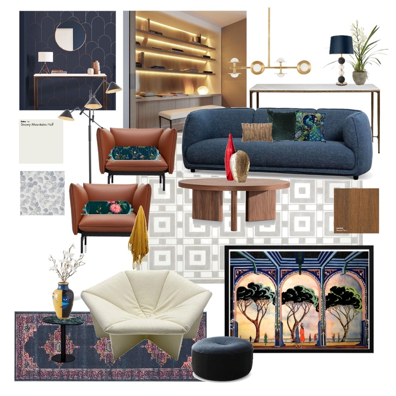 HOA002 - Sample Board - Living Mood Board by gelyelkina23 on Style Sourcebook