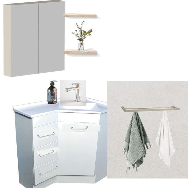 Fienza corner with brushed nickel Mood Board by Janelle_byrne@hotmail.com on Style Sourcebook