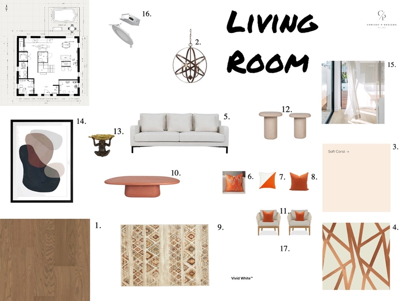 Living Room Sample Board - Christina Pyfrom Mood Board by foureverchrissy on Style Sourcebook